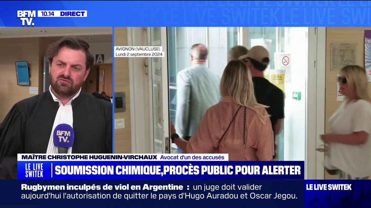 Viols de Mazan: "Il n'était en aucun cas conscient que Gisèle Pélicot était droguée", explique l'avocat d'un des accusés sur BFMTV