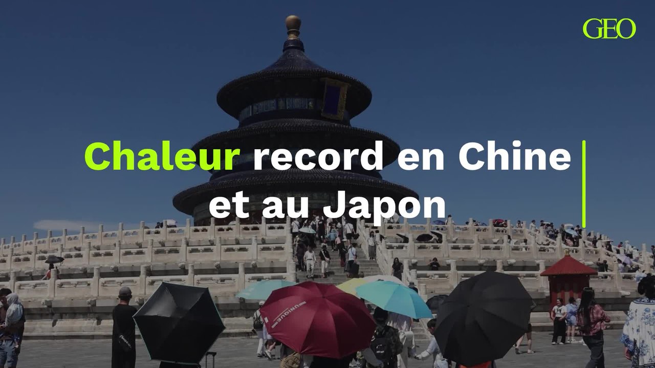 Chaleur record en Chine et au Japon