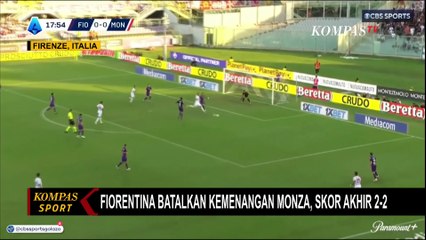 Fiorentina Batalkan Kemenangan Monza, Skor Akhir 2-2
