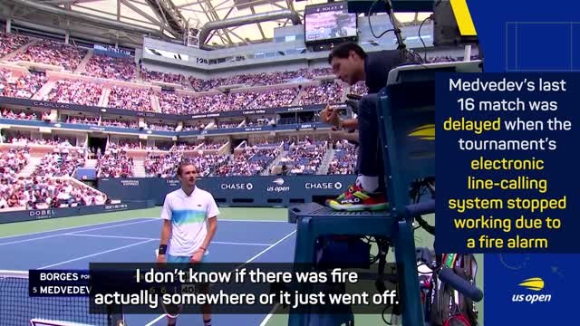 Medvedev admits fire alarm delay helped him