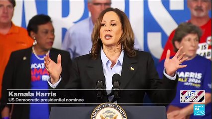 Descargar video: Biden, Harris hit campaign trail as two-month sprint to vote begins