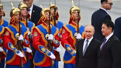 Así ha llegado Putin a Mongolia, en medio de la polémica por su posible detención