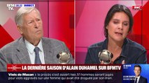 Alain Duhamel explique sur BFMTV pourquoi il a décidé de mettre fin à sa carrière.