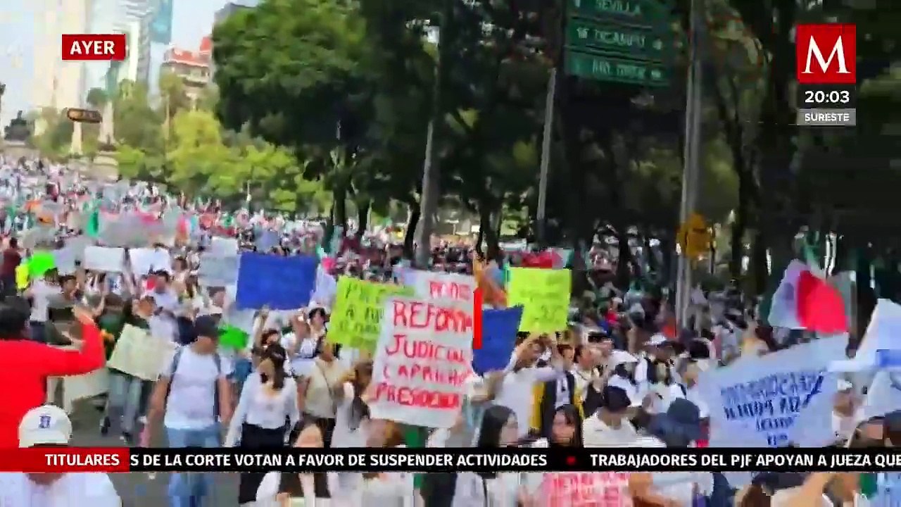 Estudiantes realizan protestas contra la reforma al Poder Judicial. Selene Flores, 02 de septiembre 2024