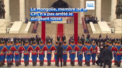 Poutine accueilli en grande pompe en Mongolie en dépit du mandat d'arrêt de la CPI émis contre lui