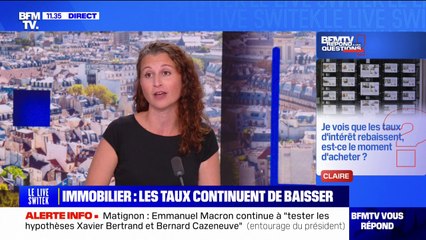 Immobilier: les taux continuent de baisser
