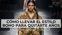 Cómo llevar el estilo boho para quitarte años este Otoño/Invierno 2024-2025