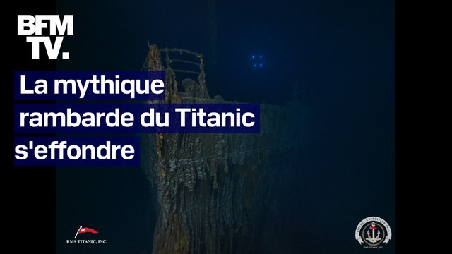 Une partie de la mythique rambarde du Titanic s'est effondrée