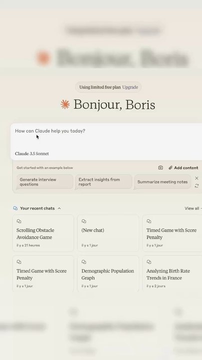 Cette IA c’est la folie, Claude 3.5 meilleur que Chat GPT