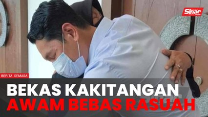 Menitis air mata, meluru peluk ibu selepas dilepas dan dibebaskan