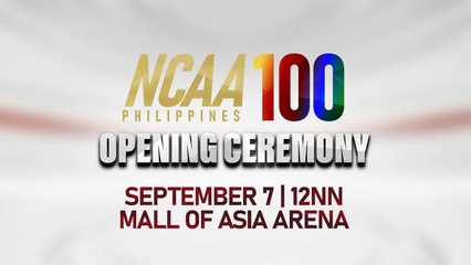 NCAA Season 100 officially opens on Saturday