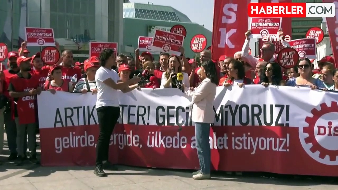 DİSK Genel Başkanı Arzu Çerkezoğlu'ndan Vergi ve Gelir Adaletine Çağrı