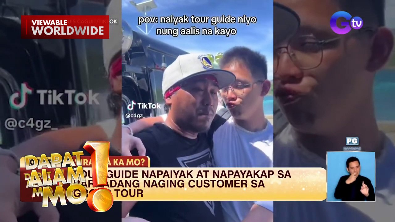 Tour guide, naiyak habang hinahatid ang kanyang mga customer na turista | Dapat Alam Mo!