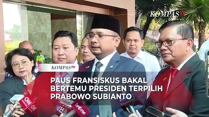 Télécharger la video: Agenda Paus Fransiskus akan Bertemu Presiden Terpilih Prabowo Subianto