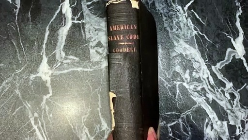 THE AMERICAN SLAVE CODE opening to chapters 1-15.