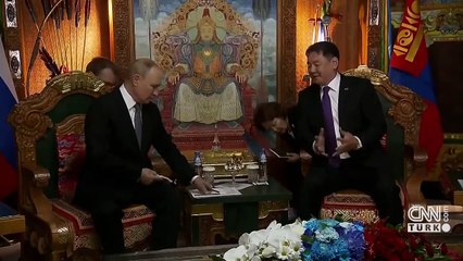 Putin’den ‘Cengiz Han’ selamı: Moğolistan ziyaretinden dikkat çeken görüntüler
