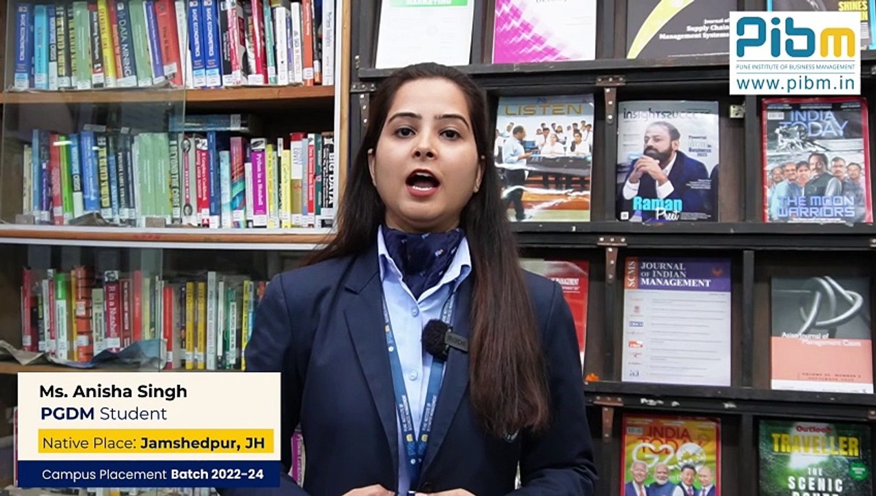 PIBM's MBA & PGDM Placements Triumph Anisha Singh's Inspiring Success Story   Batch 2022-24