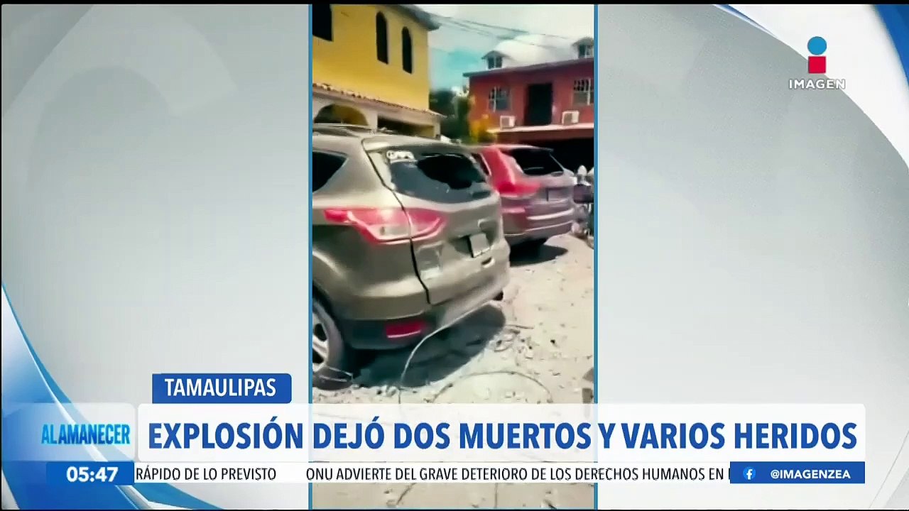 Explosión en vivienda de Tamaulipas deja a dos personas sin vida