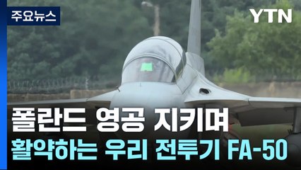 폴란드 영공 지키며 활약하는 우리 전투기 FA-50 / YTN