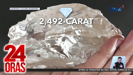#KuyaKimAnoNa - 2nd largest diamond sa mundo na may 2,492 carats, nahukay sa Botswana sa Africa | 24 Oras