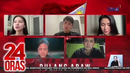Cast ng "Pulang Araw," full force na pinanood ang "giyera" episode kagabi | 24 Oras