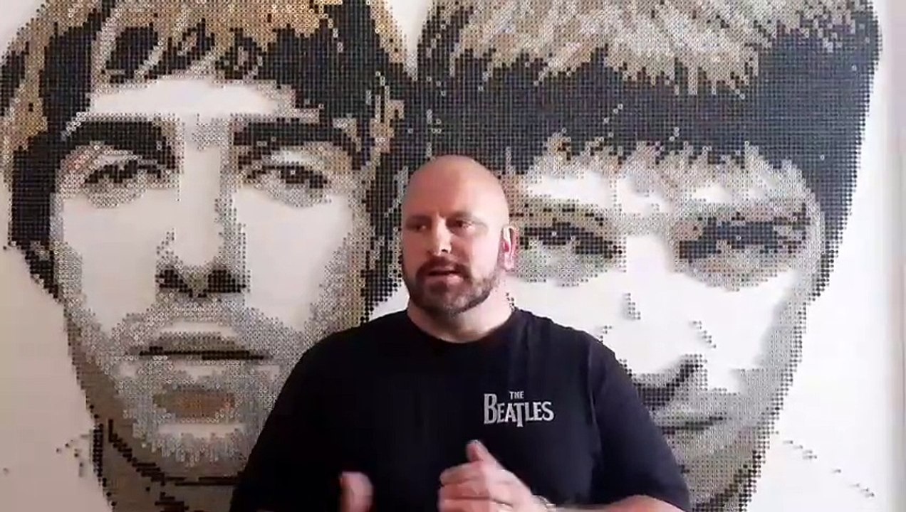 Sunderland artist marks Oasis reunion with giant screw art portrait of Noel and Liam Gallagher