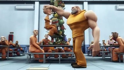 Forest prison_ jungle jail, some animals are in jungle jail