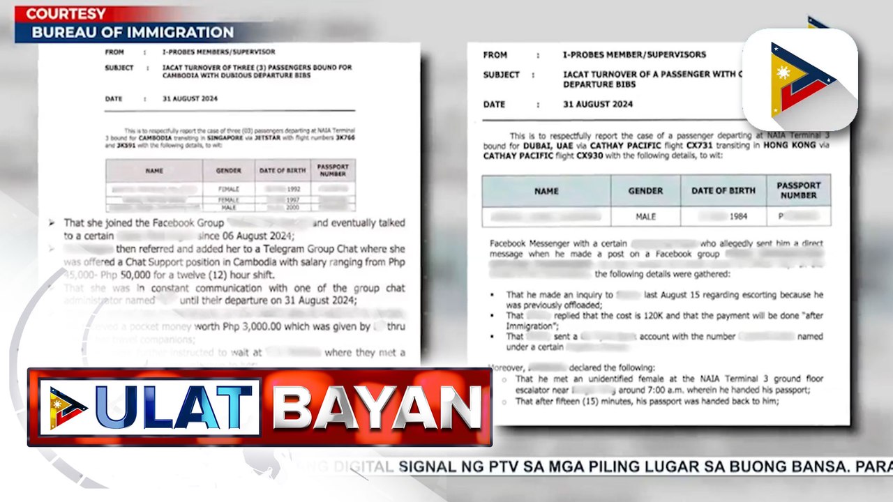 Pamemeke ng immigration stamp sa mga pasaporte, natuklasan ng Bureau of Immigration
