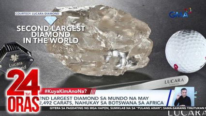 24 Oras: (Part 3) 2nd largest diamond sa buong mundo; Cast ng "Pulang Araw," full force na pinanood ang "giyera" episode kagabi, atbp.