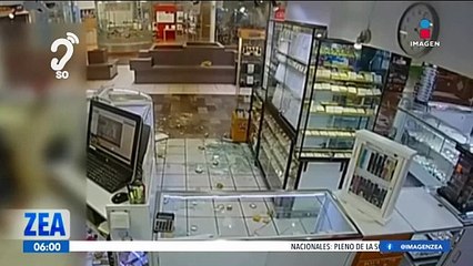 VIDEO: Delincuentes asaltan joyería