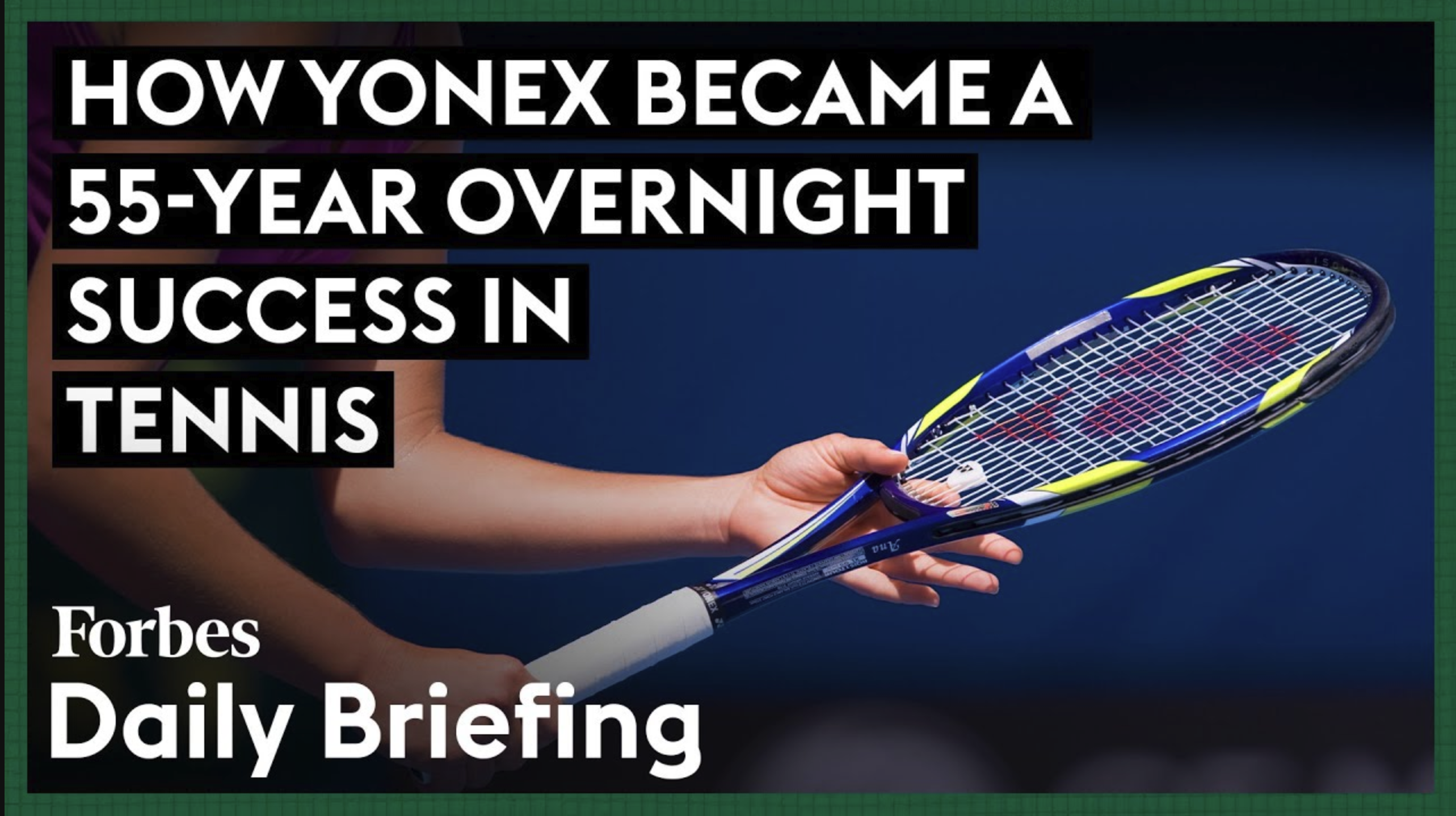 The 55-Year Journey of Yonex to Tennis Success