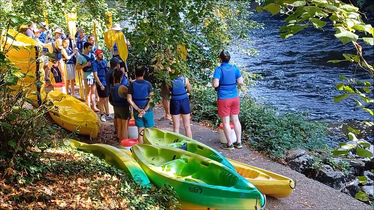Canoë à Châteauneuf les bains