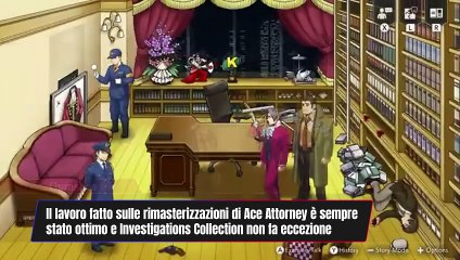 La video recensione di Ace Attorney Investigations Collection
