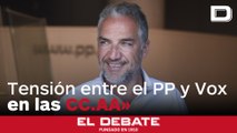 Tensión entre el PP y Vox tras romperse los pactos en las Comunidades Autónomas