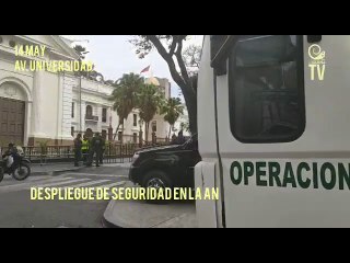 Palacio Federal Legislativo:  Despliegue de seguridad