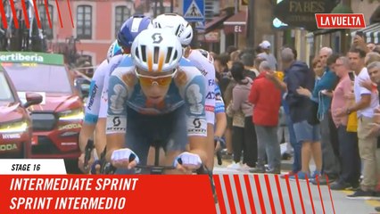 Exciting Intermediate Sprint at Stage 16 of La Vuelta 2024 🚴‍♂️