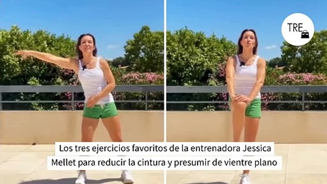 Los tres ejercicios favoritos de la entrenadora Jessica Mellet para reducir la cintura y presumir de vientre plano