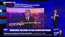 LES ÉCLAIREURS - Quand Xavier Bertrand parle d'Emmanuel Macron