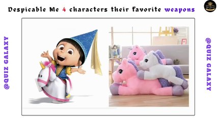 DESPICABLE ME 4 Characters and  their favourite weapons and The Way They DIED _  Quiz galaxy