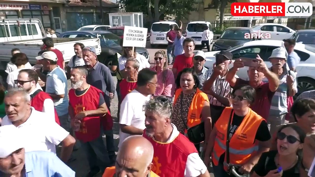 Menemen Belediyesi'nde İşçilere Polis Müdahalesi