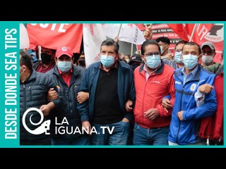 Acción brutal: Fuerzas del orden público disparan y gasean protestas de educadores en Ecuador