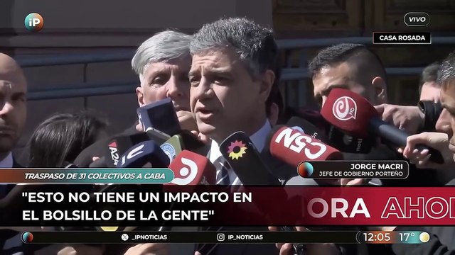 Jorge Macri después del acuerdo con Nación por el traspaso de 31 líneas de colectivos: Un paso más en la autonomía