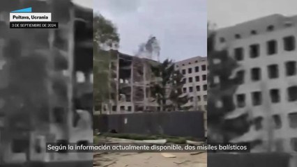 Zelenski: "El ataque ruso contra Poltava ha alcanzado un hospital y un centro de enseñanza"