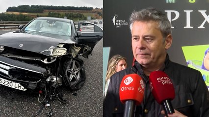 Miki Nadal sufre un accidente de tráfico de camino al FesTVal de Vitoria
