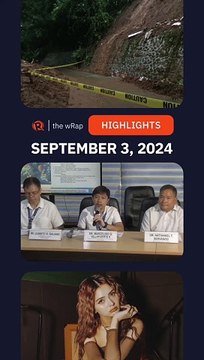 Today’s headlines: Tropical Storm Enteng, Pagasa officials, G22’s Jaz | The wRap | September 3, 2024
