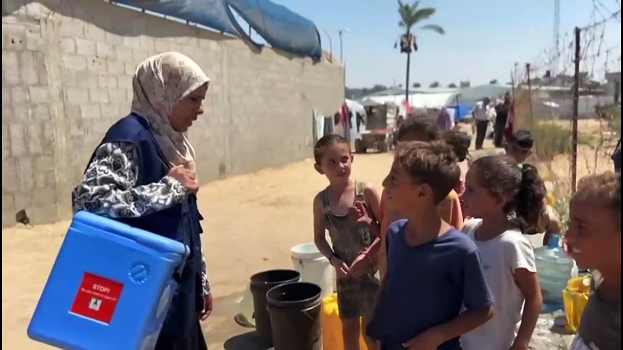 Gazastreifen: WHO zufrieden mit Stand der Polio-Impfungen