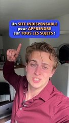 Un site indispensable pour apprendre sur tous les sujets 