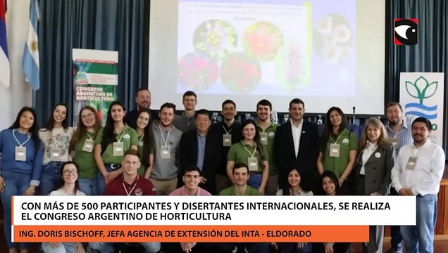 Con más de 500 participantes y disertantes internacionales, se realiza el congreso argentino de horticultura