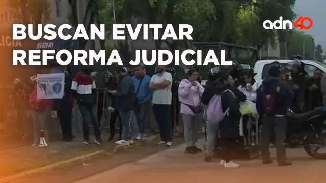 Bloqueos en San Lázaro para evitar sesión sobre Reforma Judicial
