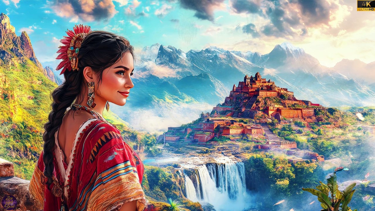 Sacred Aztec Winds_ Soft Pan Flute Music to Heal Body, Spirit & Soul Beautiful Relaxing Music - Healing Music for Health and Calming the Nervous System, Deep Relaxation Falling Leaf in Autumn | Official Music Video with Soothing Melodies